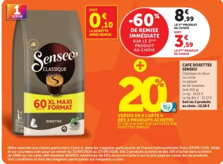 Cafe dosettes Senseo Classique