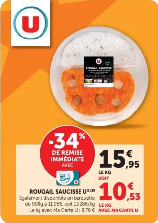 ROUGAIL SAUCISSE U