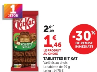 Tablettes Kit Kat