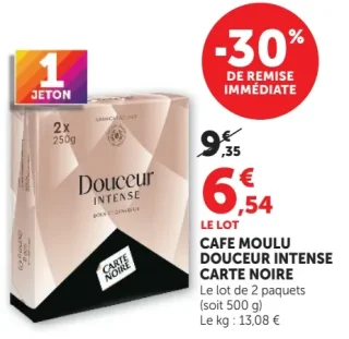 Café moulu Douceur Intense Carte Noire