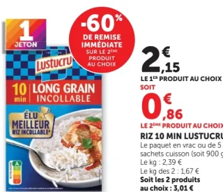 Riz 10 min Lustucru