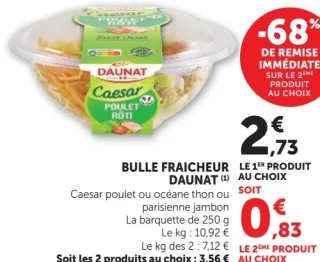 Bulle Fraîcheur Daunat