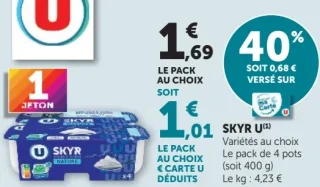 SKYR U Variétés au choix