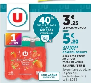 Eau fruitée U