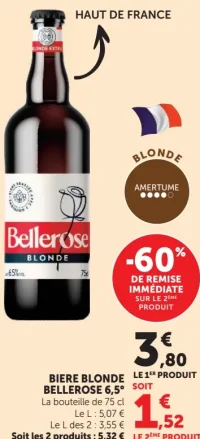 BIERE BLONDE BELLEROSE