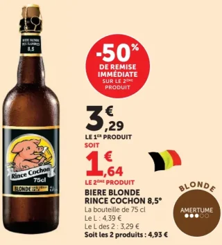 Bière Blonde Rince Cochon 8,5°