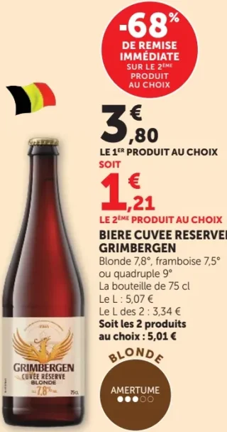 BIERE CUVEE RESERVEE GRIMBERGEN