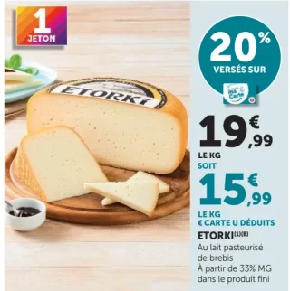 Fromage de brebis Etorki