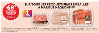 Produits frais emballés Negroni