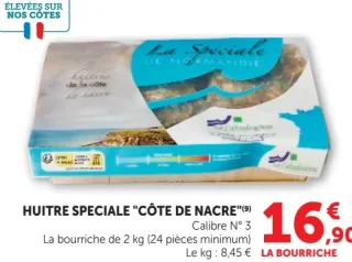 Huître Spéciale "Côte de Nacre" N°3