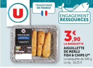 Aiguillette de Merlu Fish & Chips U