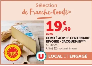 Comté AOP Le Centenaire Rivoire - Jacquemin