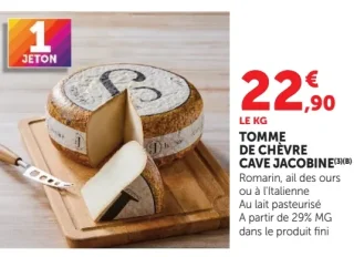 TOMME DE CHÈVRE CAVE JACOBINE
