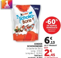 Kinder Schokobons Le sachet de 350 g