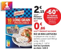 Riz 10 min Lustucru Incollable