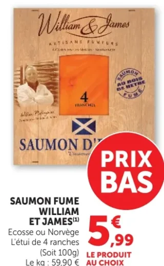 Saumon Fumé William et James