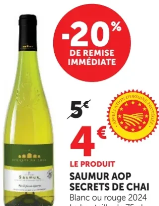 Saumur AOP Secrets de Chai