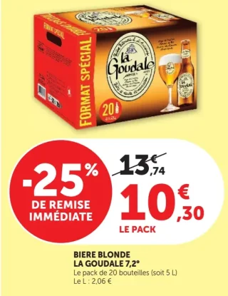 Bière blonde La Goudale 7,2°