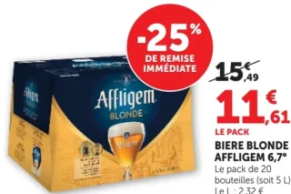 Bière blonde Affligem 6,7°