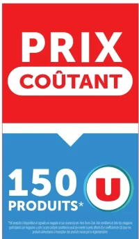 150 produits U à prix coûtant