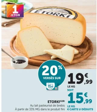 ETORKI au lait pasteurisé de brebis