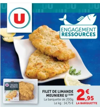 Filet de limande meunière U