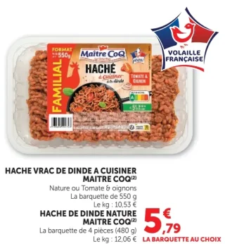 Haché de dinde Maître Coq
