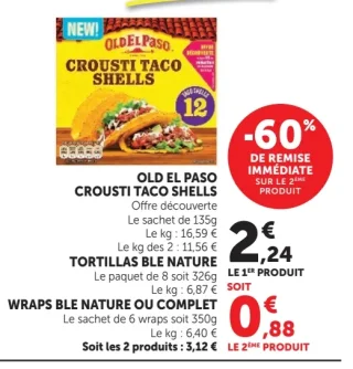 Crousti Taco Shells Old El Paso
