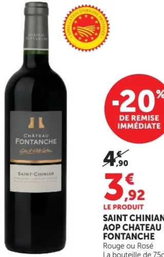 Saint Chinian AOP Château Fontanche