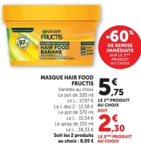 Masque Hair Food Garnier Fructis