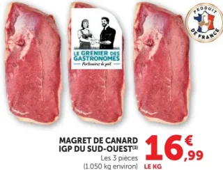 Magret de canard IGP du Sud-Ouest Le Grenier des Gastronomes