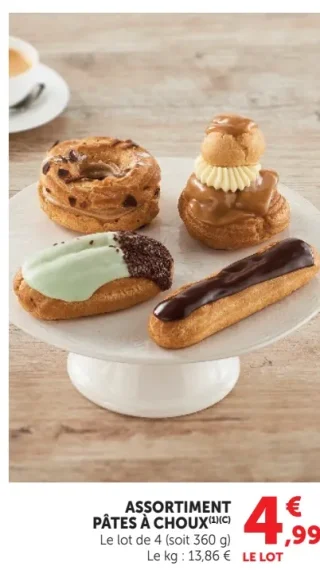 Assortiment Pâtes à Choux
