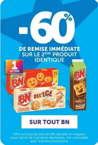 -60% SUR TOUT BN