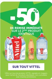 Eau minérale naturelle Vittel
