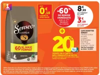 Cafe dosettes Senseo Classique ou doux ou corsé