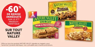 Barres de céréales NATURE VALLEY (Crunchy, Protein)