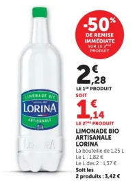 Limonade Bio Artisanale Lorina