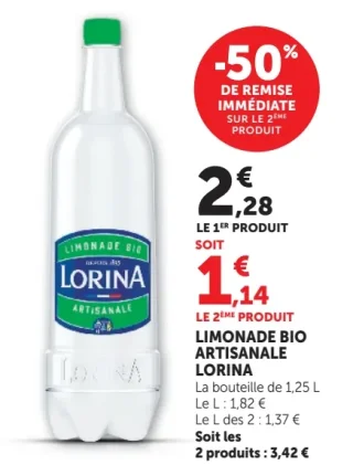 Limonade Bio Artisanale Lorina
