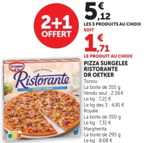 Pizza surgelée Ristorante Dr Oetker