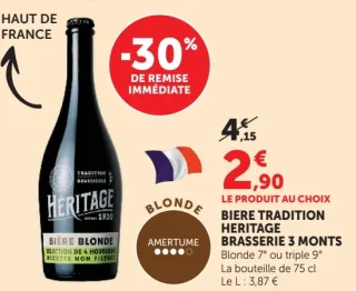 Bière Tradition Heritage Brasserie 3 Monts