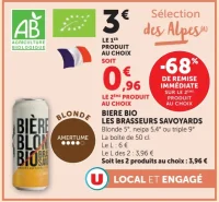 BIERE BIO LES BRASSEURS SAVOYARDS