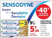 Dentifrice Sensodyne
