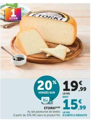 Etorki Fromage de brebis