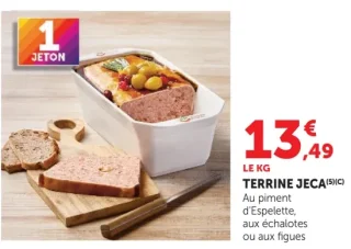 Terrine Jeca au piment d'Espelette, aux échalotes ou aux figues