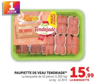 Paupiette de veau Tendriade