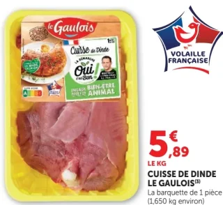Cuisse de dinde Le Gaulois