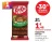 Promo Tablettes Kit Kat Variétés au choix