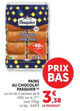 Pains au chocolat Pasquier