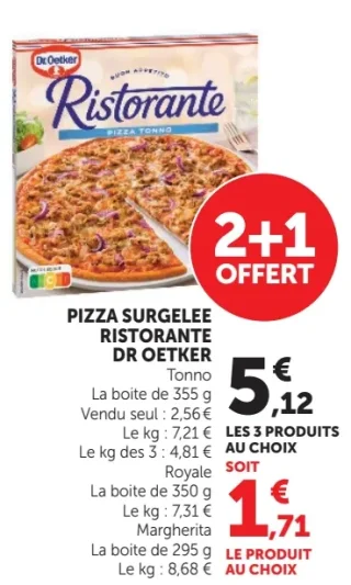 Pizza surgelée Ristorante Dr. Oetker