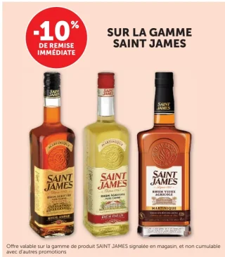 Gamme Rhum Saint James -10%